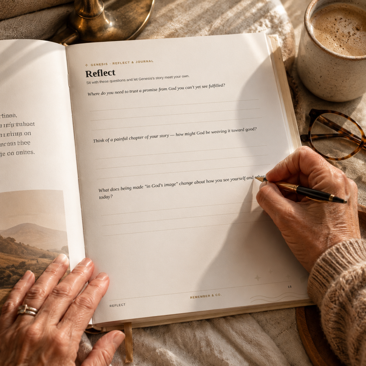 Reflect journaling page