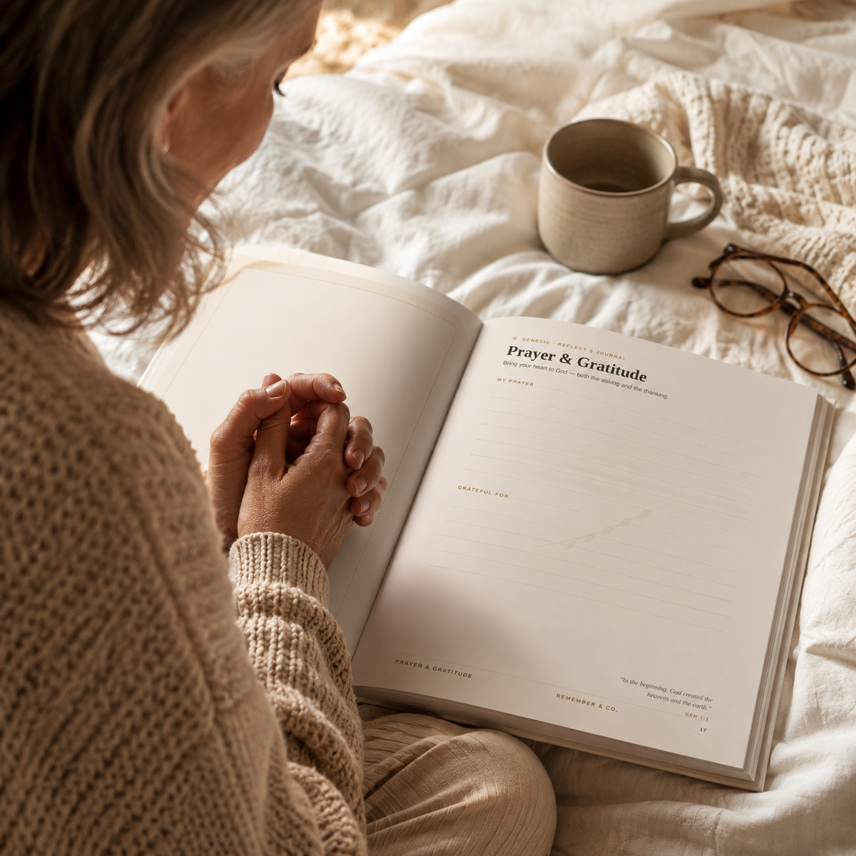 Prayer & Gratitude page
